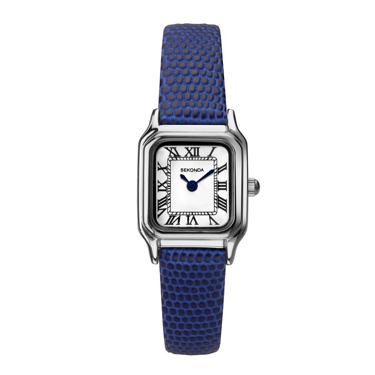 Sekonda Ladies Blue Leather Strap Watch