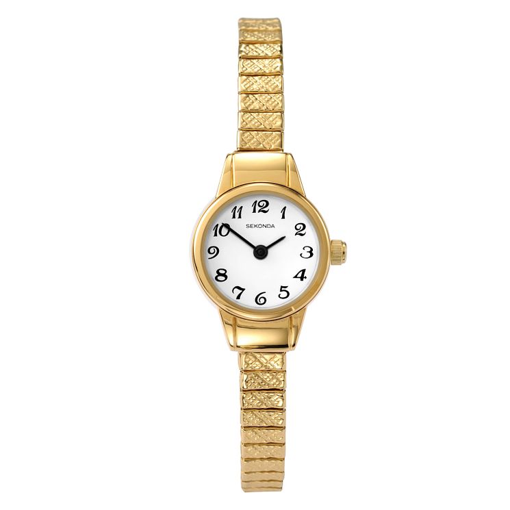 Sekonda Ladies Gold-plated Expandable Bracelet Watch