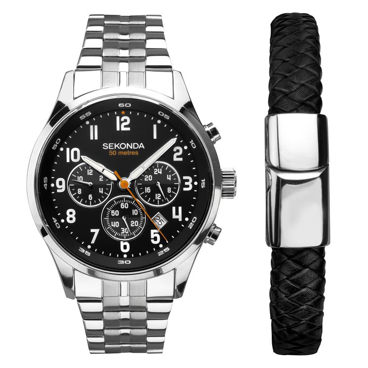 Sekonda Mens WatchandBracelet Gift Set