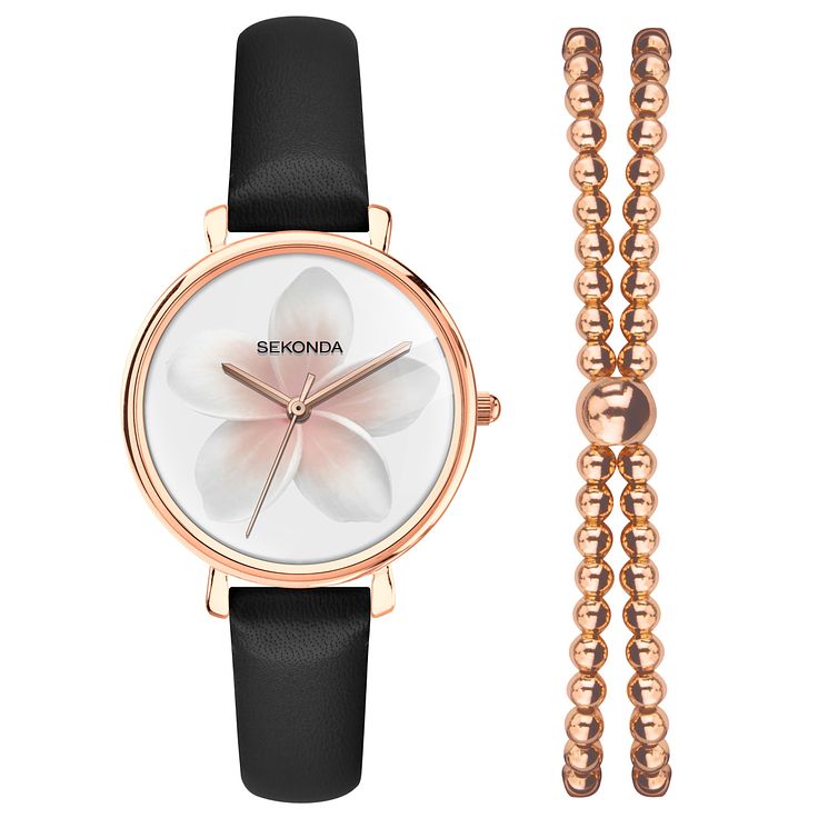 Sekonda Rocks Ladies Two Tone WatchandBracelet Gift Set