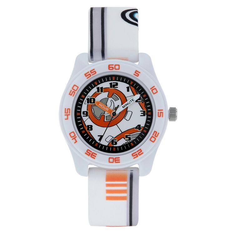 Bb8 White Case White Strap Time Teacher Watch