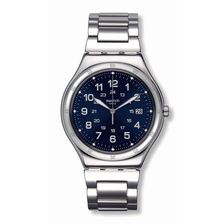 Swatch Blue Boat Stainless Steel Bracelet Watch