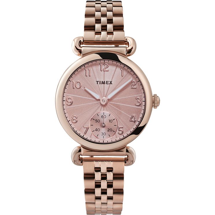 Timex Ladies Rose Tone Bracelet Watch