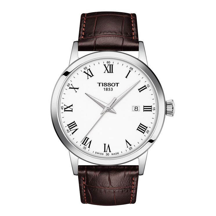 Tissot Classic Dream Mens Brown Leather Strap Watch