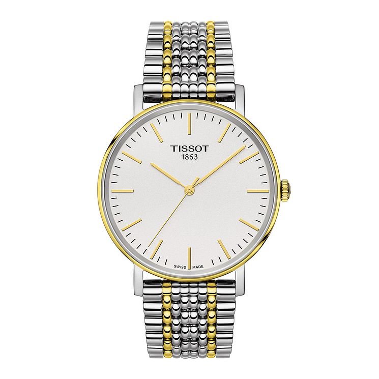 Tissot Everytime Mens Two Tone Bracelet Watch