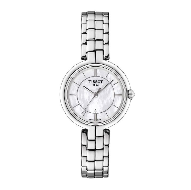 Tissot Flamingo Ladies Stainless Steel Bracelet Watch