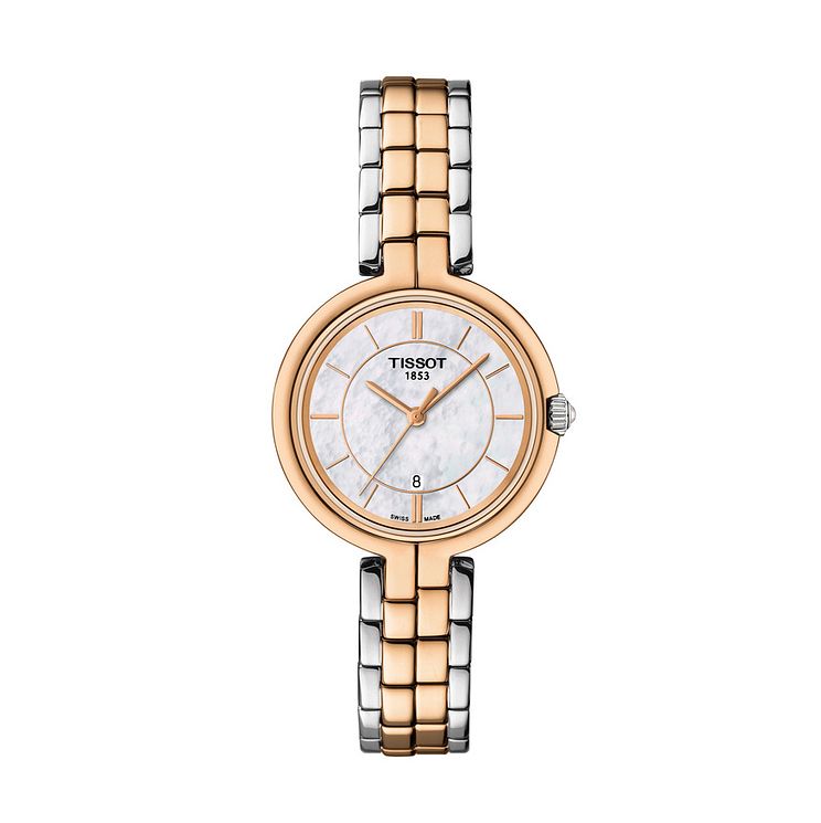 Tissot Flamingo Ladies Two Tone Bracelet Watch