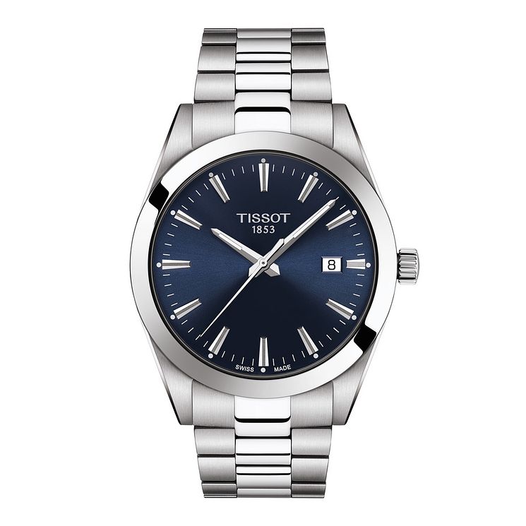 Tissot Gentleman Mens Stainless Steel Bracelet Watch