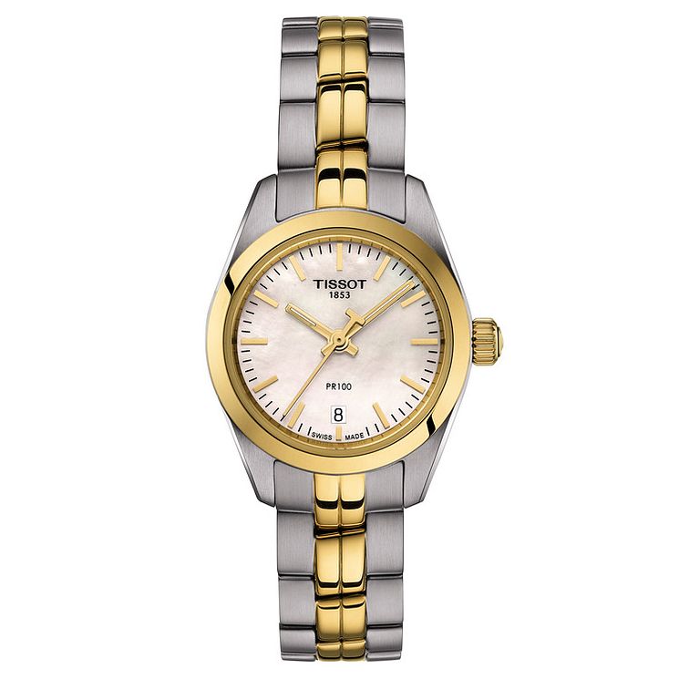 Tissot Pr 100 Ladies Two Tone Bracelet Watch