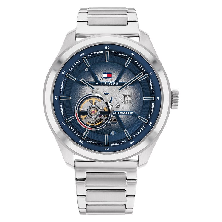 Tommy Hilfiger Automatic Mens Stainless Steel Watch