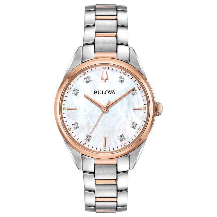 Bulova Ladies Classic Sutton Mother Of Pearl Dial Watch