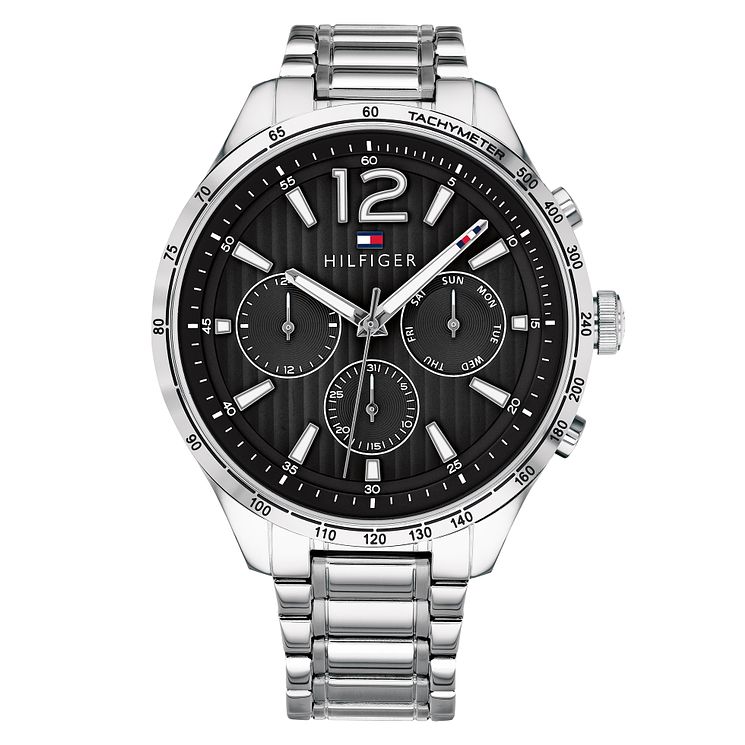 Tommy Hilfiger Mens Sports Stainless Steel Bracelet Watch