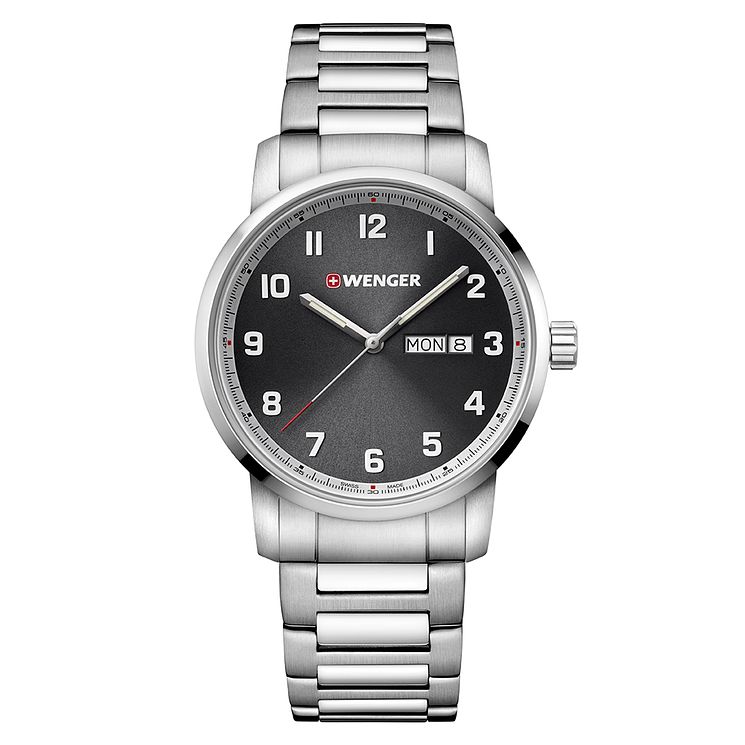 Wenger Attitude Mens Stainless Steel Bracelet Watch