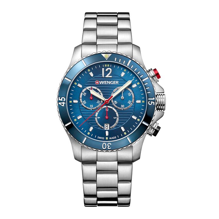 Wenger Seaforce Chrono Mens Stainless Steel Bracelet Watch