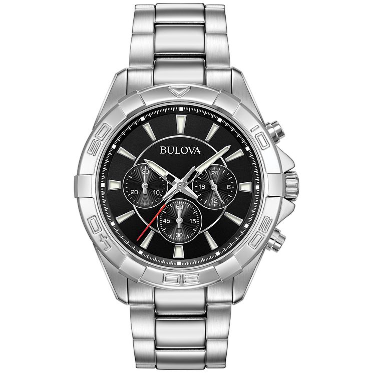 Bulova Mens Classic Stainless Steel Bracelet Watch