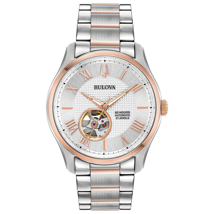 Bulova Mens Classic Wilton Stainless Steel Bracelet Watch