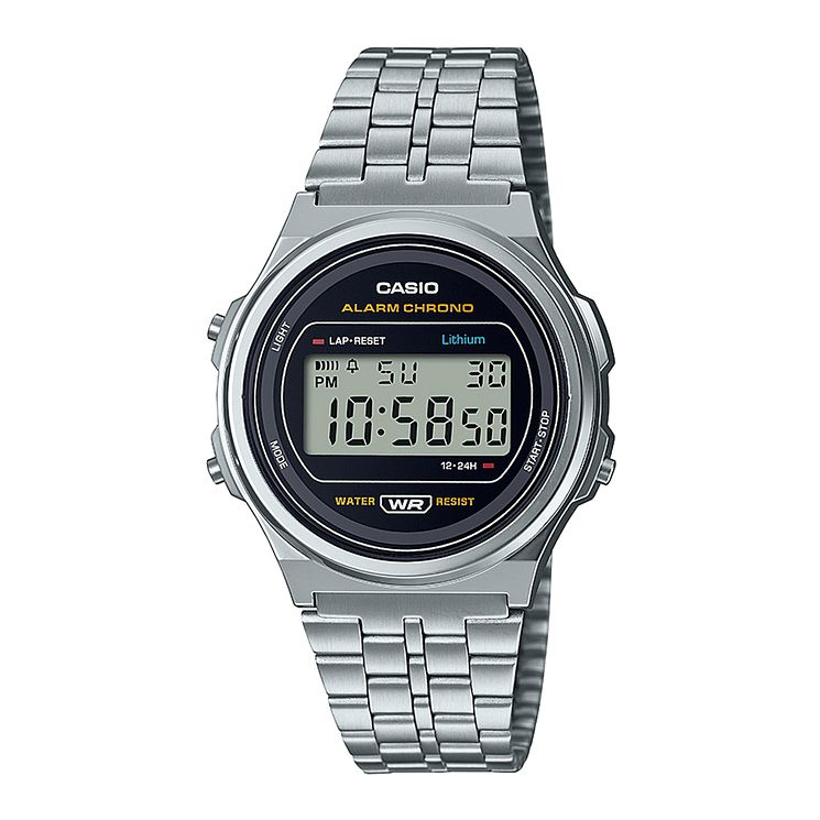 Casio A171we-1aef Unisex Stainless Steel Bracelet Watch