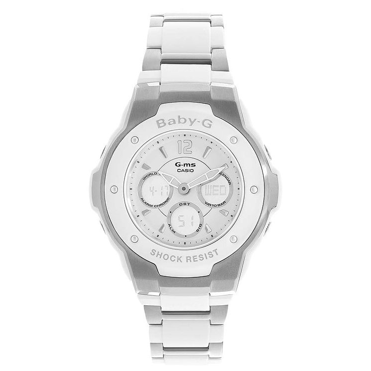 Casio Baby-g Ladies Stainless Steel Bracelet Watch