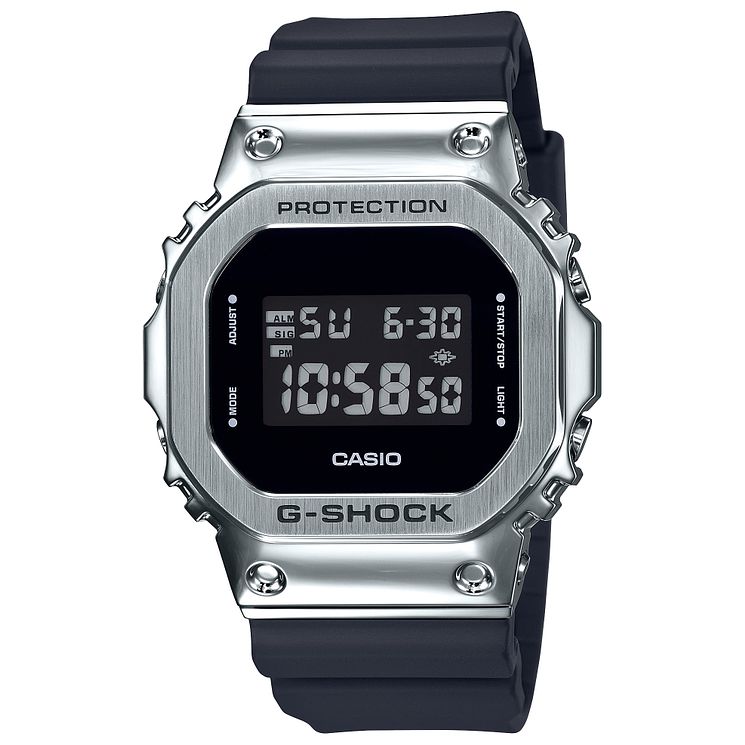 Casio G-shock Gm-5600 Black Resin Strap Watch