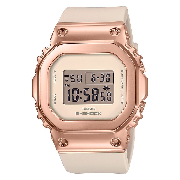 Casio G-shock Ladies Pink Resin Strap Watch