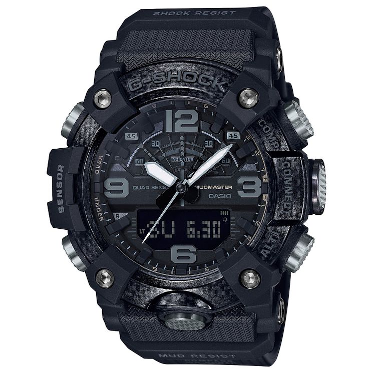 Casio G-shock Mens Mudmaster Black Resin Strap Watch