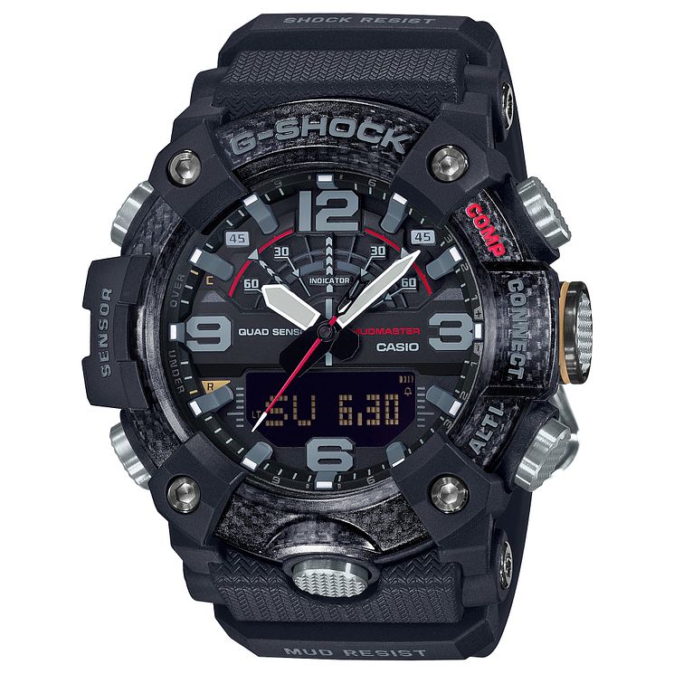 Casio G-shock Mens Mudmaster Black Rubber Strap Watch