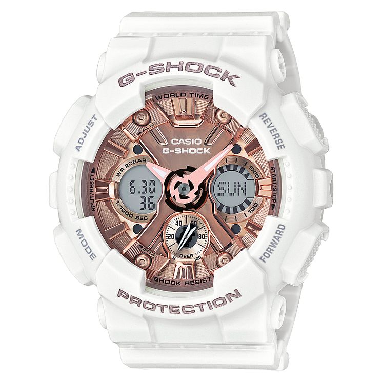 Casio G-shock White Resin Strap Watch