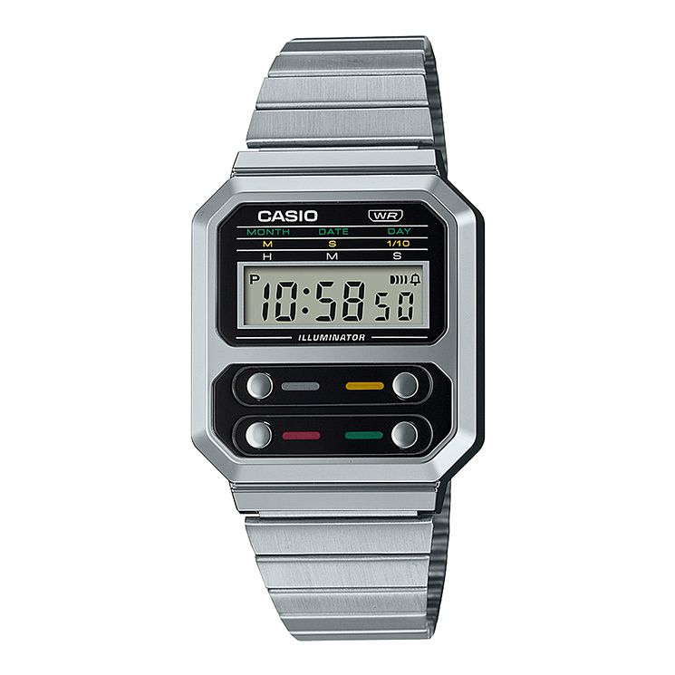 Casio Unisex Stainless Steel Bracelet Watch