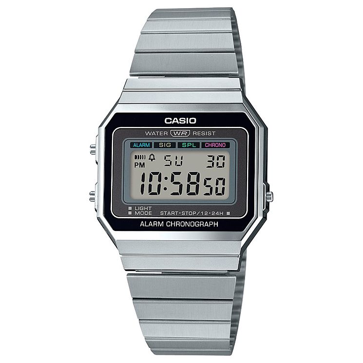 Casio Vintage Stainless Steel Bracelet Watch