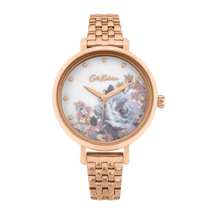 Cath Kidston Ladies Rose Gold Bracelet Watch