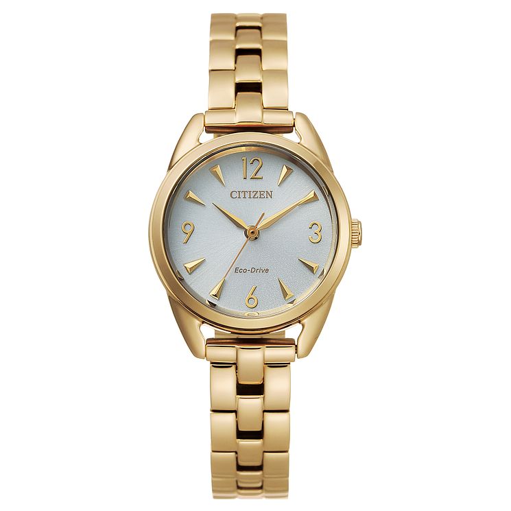 Citizen Eco-drive Silhouette Gold Tone Bracelet Watch