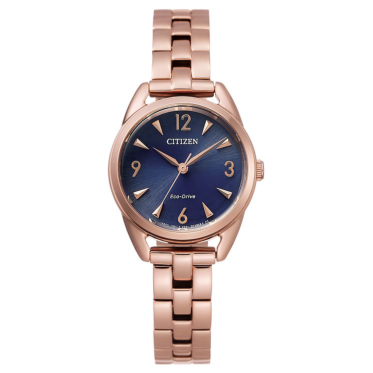 Citizen Eco-drive Silhouette Rose Gold Tone Bracelet Watch