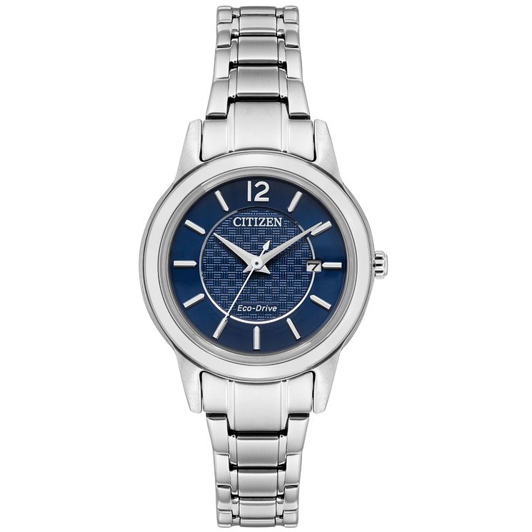 Citizen Ladies Stainless Steel Blue Dial Watch