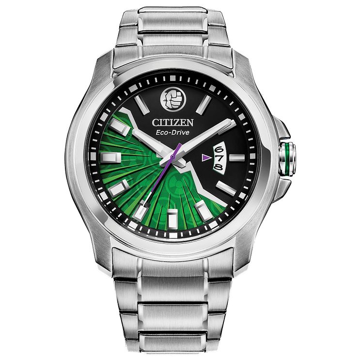 Citizen Marvel The Hulk Stainless Steel Bracelet Watch