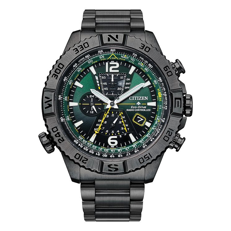 Citizen Promaster Navihawk A-t Ion Plated Bracelet Watch