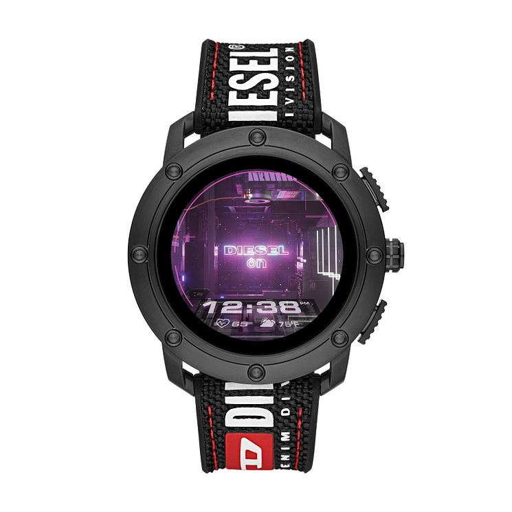 Diesel On Axial Black Strap Touchscreen Smartwatch