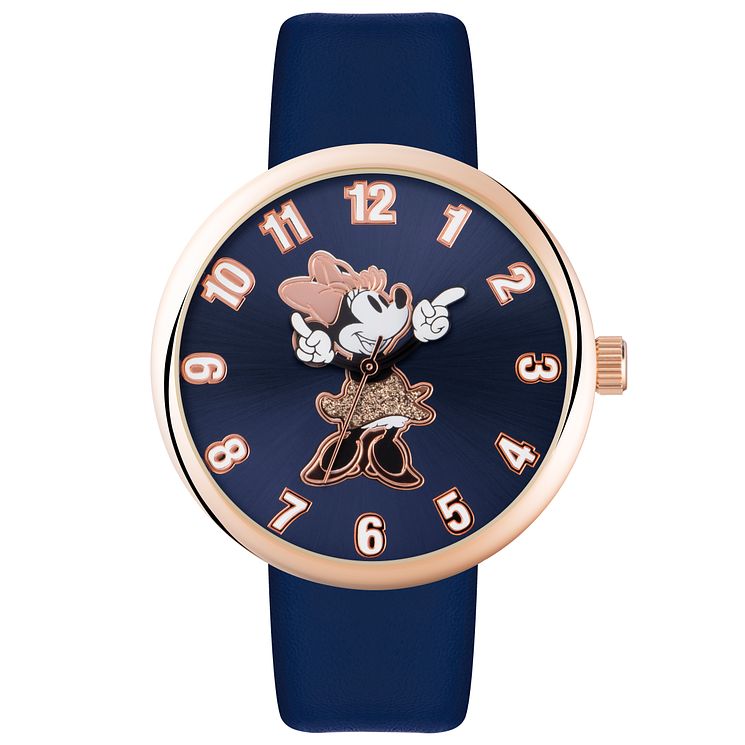 Disney Minnie Mouse Navy Strap Watch