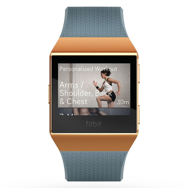 Fitbit Ionic Blue/orange Smart Watch