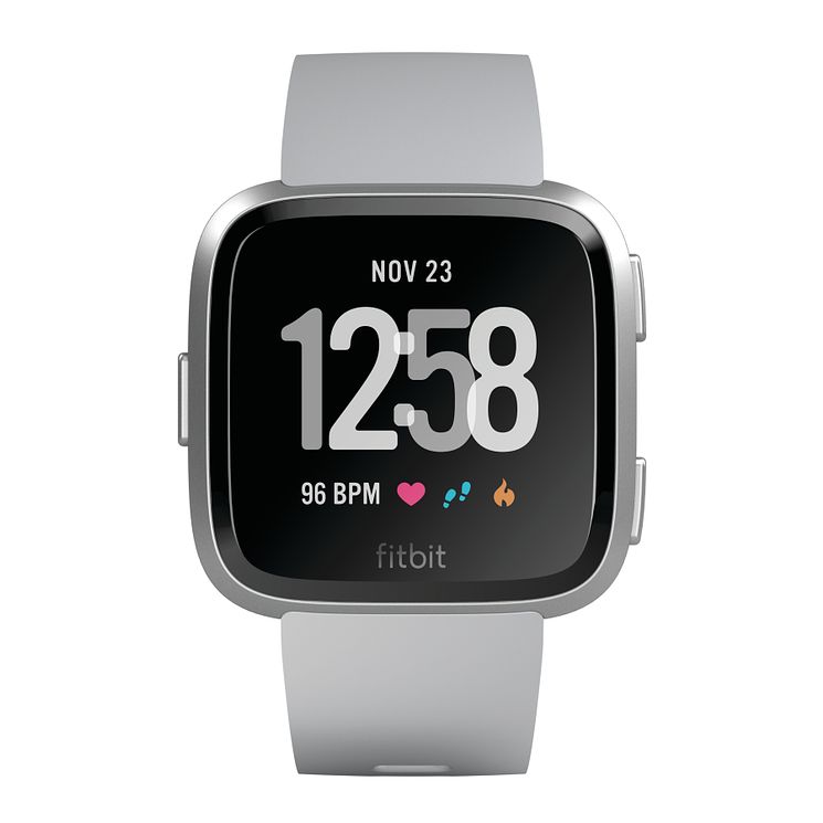 Fitbit Versa Gray/silver Strap Smart Watch