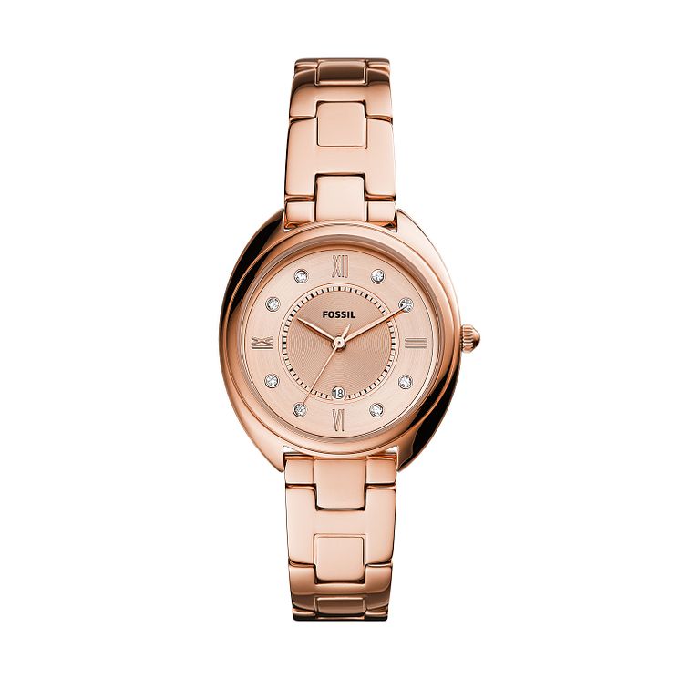 Fossil Gabby Ladies Rose Gold Tone Bracelet Watch