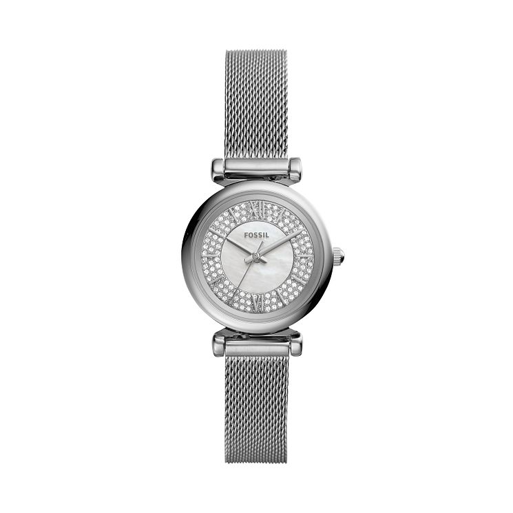 Fossil Ladies Mother Of Pearl Dial Stainless Steel Watch