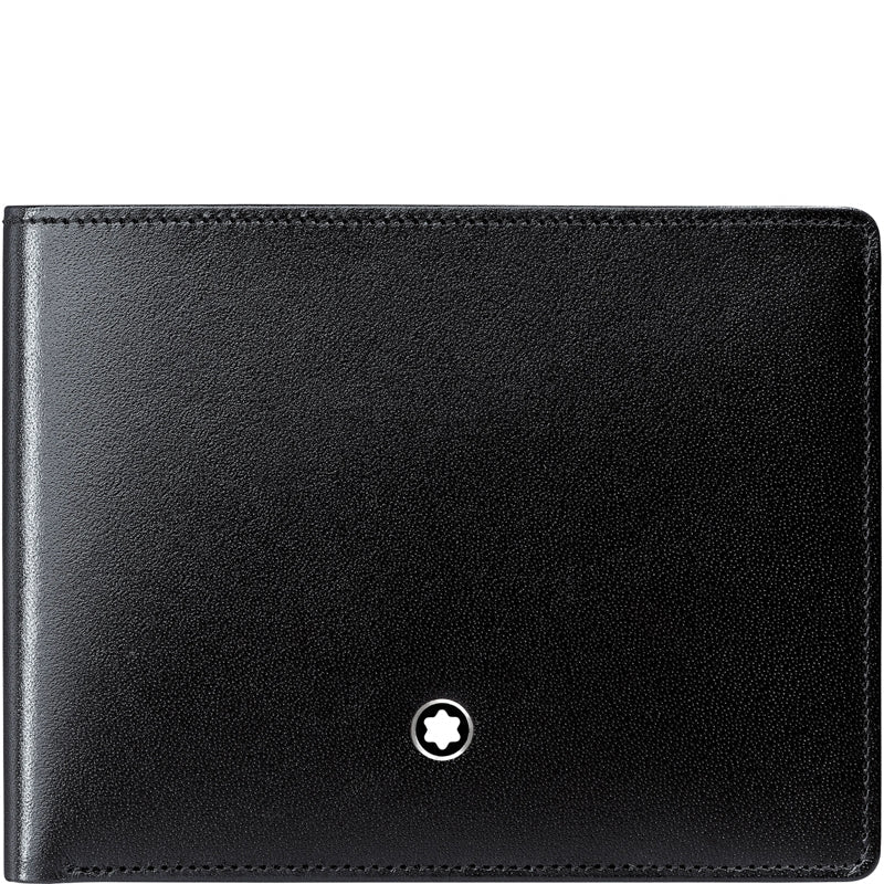 Montblanc Wallet Meisterstuck 6cc Black - Black