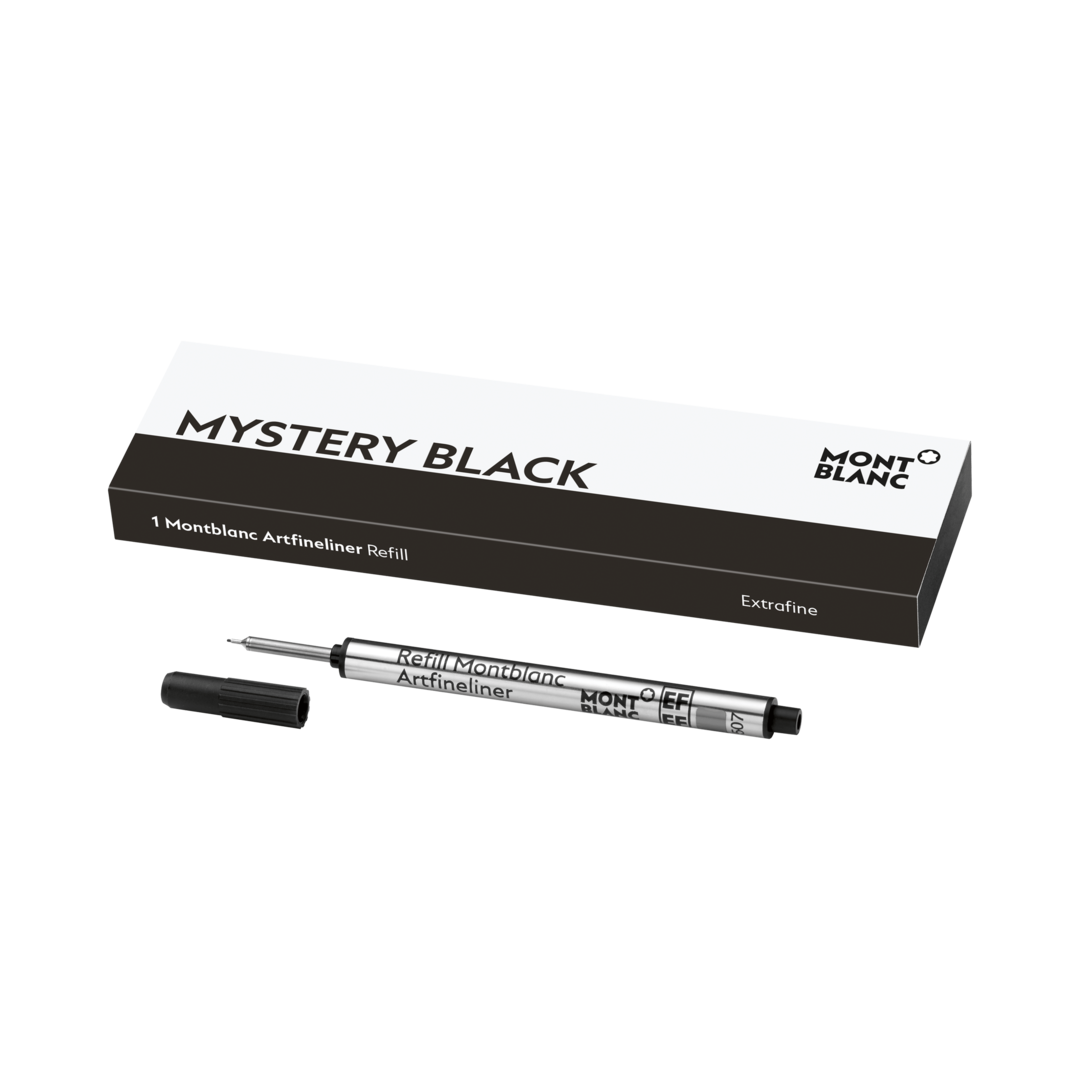 Montblanc Writing Accessories 1 Artfineliner Pen Refill Extra Fine Mystery Black - Black