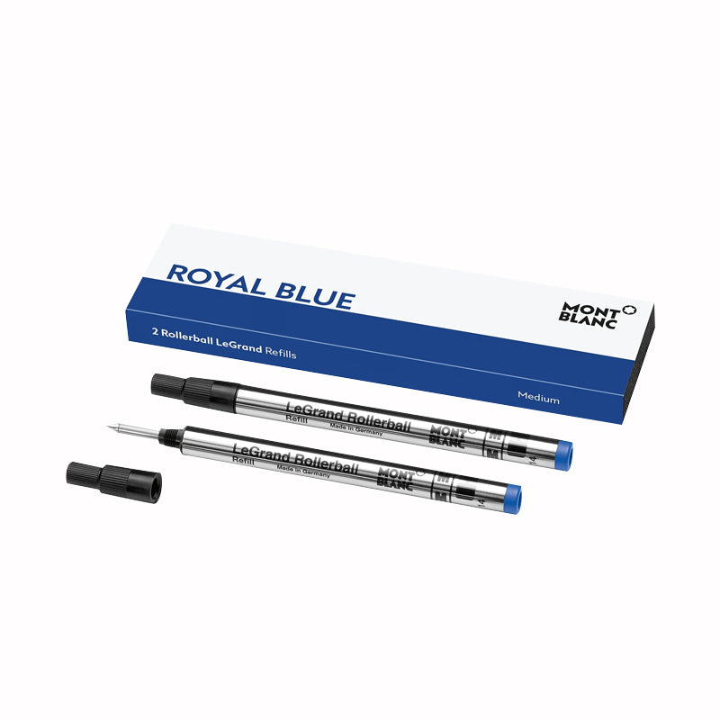 Montblanc Writing Accessories Refills 2 Rollerball Legrand Refills Medium Royal Blue - Blue