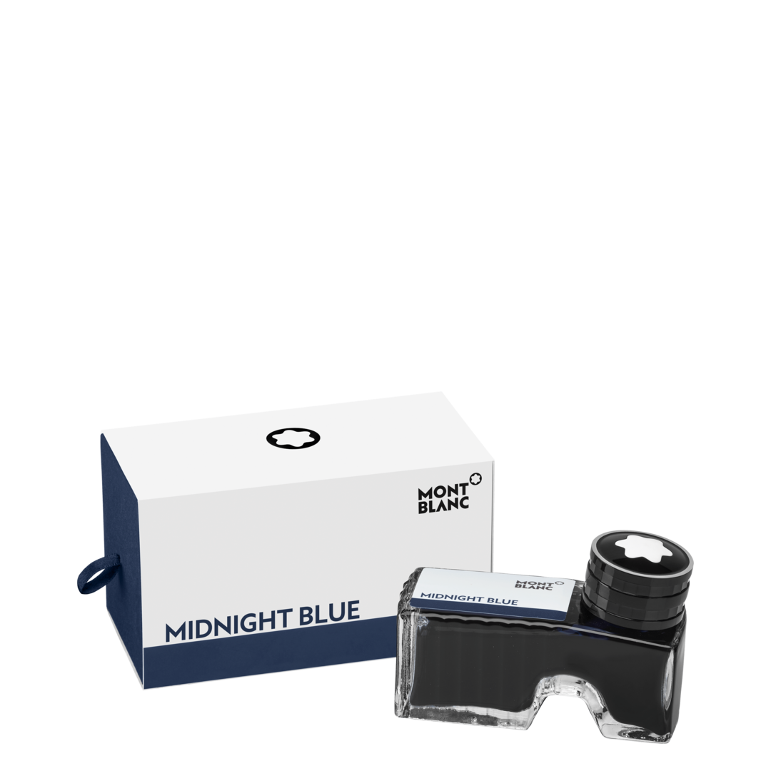 Montblanc Writing Accessories Refills Ink Bottle Midnight Blue - Blue