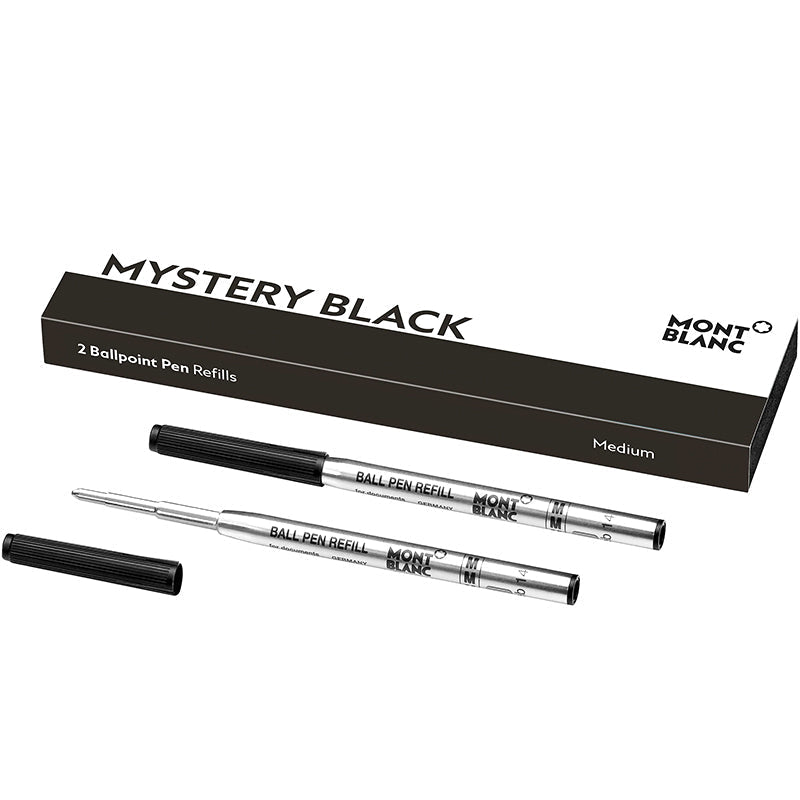 Montblanc Writing Accessorises Mystery Black 2 Ballpoint Pen Refill - Silver