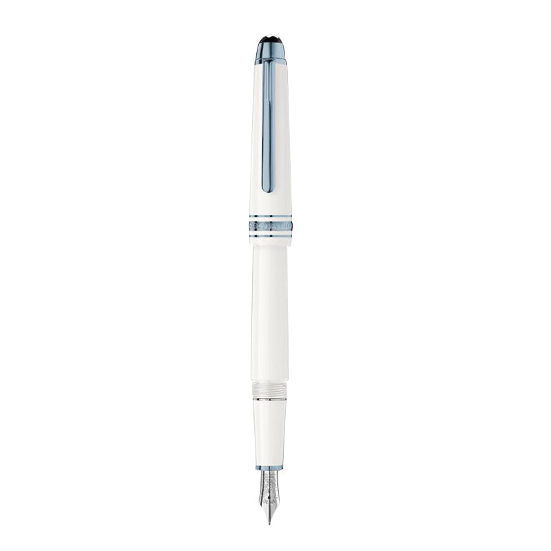 Montblanc Writing Instrument Meisterstuck Glacier Classique Fountain Pen White M D - White