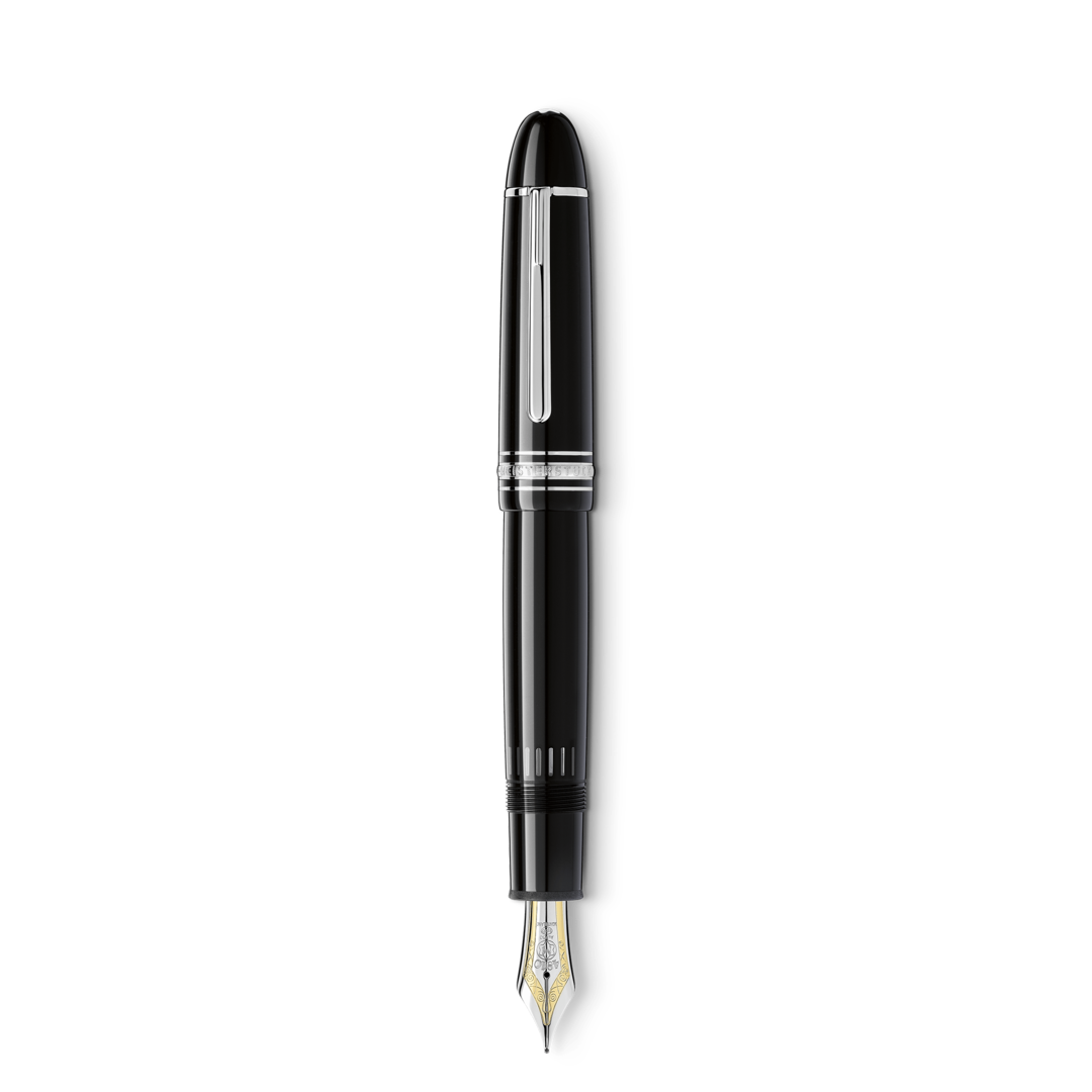 Montblanc Writing Instrument Meisterstuck Platinum Coated 149 Fountain Pen F - Black