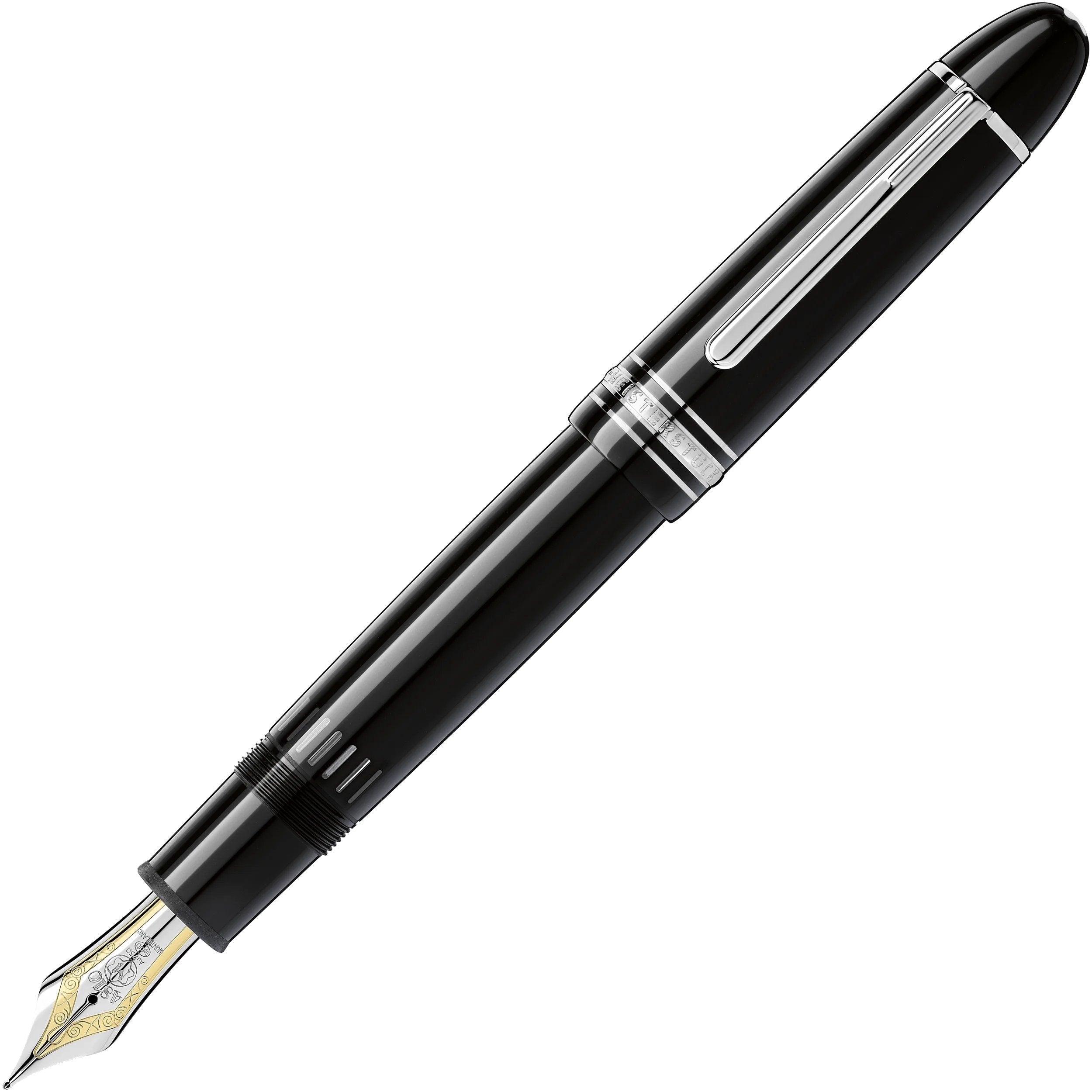 Montblanc Writing Instrument Meisterstuck Platinum Coated 149 Fountain Pen M - Silver