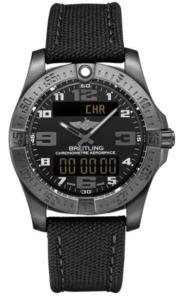 Breitling Watch Aerospace Evo Dlc-coated Titanium Black